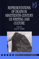 Representations of death in nineteenth-century US writing and culture