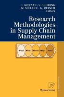 Research methodologies in supply chain management