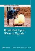 Residential piped water in Uganda