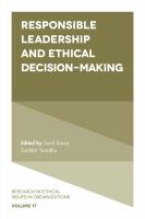 Responsible leadership and ethical decision-making