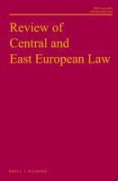 Review of Central and East European law