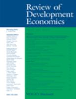 Review of development economics