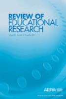 Review of educational research