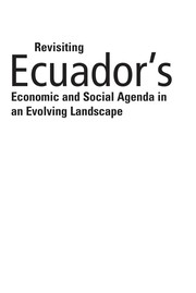 Revisiting Ecuador's economic and social agenda in an evolving landscape