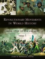 Revolutionary movements in world history from 1750 to the present /