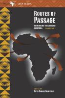 Routes of Passage: Rethinking the African Diaspora.