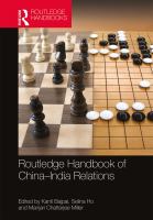 Routledge handbook of China-India relations