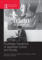 Routledge handbook of Japanese culture and society