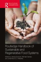 Routledge handbook of sustainable and regenerative food systems