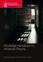 Routledge handbook on American prisons