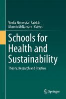 Schools for Health and Sustainability Theory, Research and Practice /