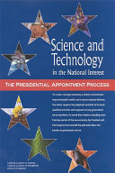 Science and technology in the national interest the presidential appointment process /