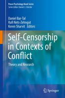 Self-Censorship in Contexts of Conflict Theory and Research /