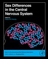 Sex differences in the central nervous system