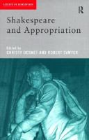 Shakespeare and appropriation