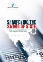 Sharpening the sword of state building executive capacities in the public services of the Asia-Pacific /