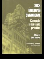 Sick Building Syndrome in Public Buildings and Workplaces /