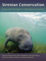 Sirenian conservation issues and strategies in developing countries /