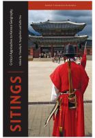 Sitings : critical approaches to Korean geography /