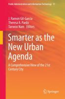 Smarter as the New Urban Agenda A Comprehensive View of the 21st Century City /