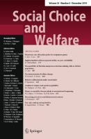 Social choice and welfare