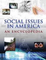 Social issues in America an encyclopedia /