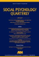 Social psychology quarterly