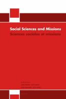 Social sciences and missions