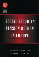 Social security pension reform in Europe