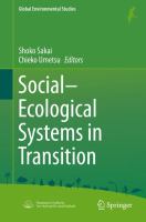 Social-ecological systems in transition