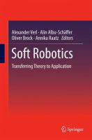 Soft Robotics Transferring Theory to Application /