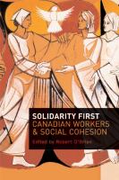 Solidarity first Canadian workers and social cohesion /