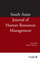 South Asian journal of human resources management