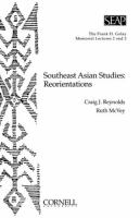 Southeast Asian studies reorientations /