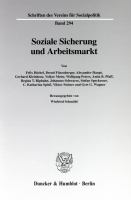 Soziale Sicherung und Arbeitsmarkt