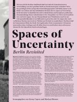 Spaces of uncertainty Berlin revisited : Potenziale urbaner Nischen /