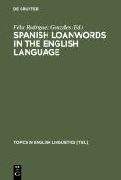 Spanish loanwords in the English language a tendency towards hegemony reversal /