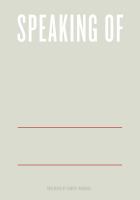 Speaking of indigenous politics : conversations with activists, scholars, and tribal leaders /