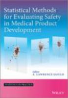 Statistical methods for evaluating safety in medical product development