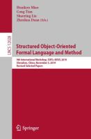 Structured Object-Oriented Formal Language and Method 9th International Workshop, SOFL+MSVL 2019, Shenzhen, China, November 5, 2019, Revised Selected Papers /