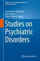 Studies on psychiatric disorders