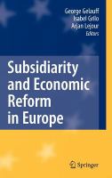 Subsidiarity and economic reform in Europe