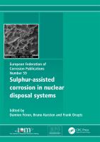 Sulphur-assisted corrosion in nuclear disposal systems