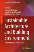 Sustainable Architecture and Building Environment Proceedings of ICSDEMS 2020 /