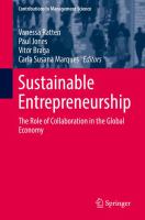 Sustainable Entrepreneurship The Role of Collaboration in the Global Economy /