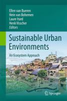 Sustainable urban environments an ecosystem approach /