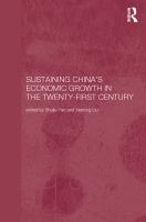 Sustaining China's economic growth in the twenty-first century