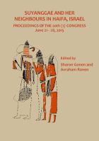 Suyanggae and her neighbours in Haifa, Israel : proceedings of the 20th (1) congress June 21-28, 2015 /