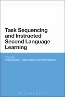 Task sequencing and instructed second language learning