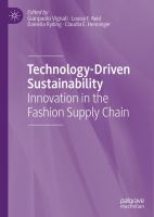Technology-Driven Sustainability Innovation in the Fashion Supply Chain /